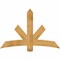 Ekena Millwork Alberta Rough Sawn Timber Gable Bracket, Western Red Cedar, 60"W x 40"H x 2"D x 6"F, 16/12 Pitch GBW060X40X0206ALB00RWR - alternate 1